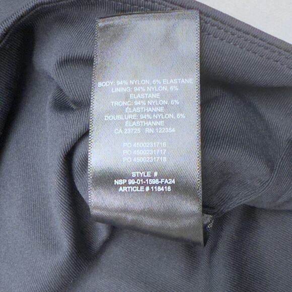 Aritzia X-LARGE Black Original Contour Muscle Tank Second-skin Crewneck  NEW - Picture 7 of 9